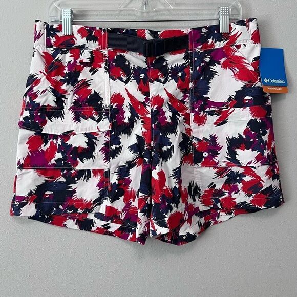 Columbia Summerdry Cargo Multi Color Shorts Size M  NWT! - Picture 1 of 10